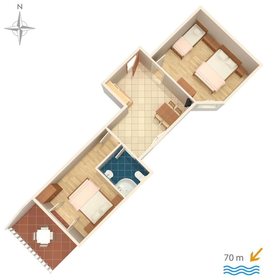 Apartments By The Sea Stara Novalja, Pag - 6469 外观 照片